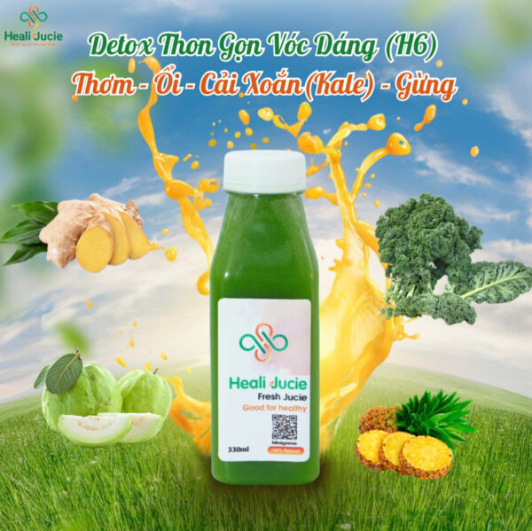 H6: Thơm - Ổi - Cải Xoăn(Kale) - Gừng